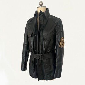 Ralph Lauren Collection Cadena Leather Jacket Fall 2022